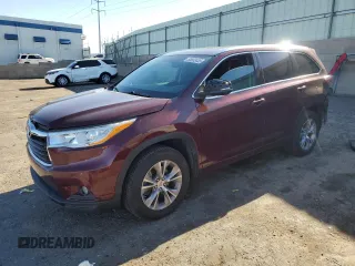 2014 Toyota Highlander XLE z VIN 5TDJKRFH7ES012392, wystawiony jako Copart lot #55663435 z przebiegiem 117 220 mil mil oraz Szkoda całkowita • Salvage title. Historia ofert i sprzedaży dostępna na DreamBid. Obrazek 1.