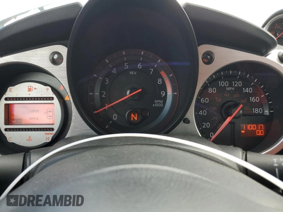 2010 Nissan 370Z Touring with VIN JN1AZ4EH8AM503983, listed as a Copart auction lot 80481314 with 110,017 mi miles and Salvage Title. Bid and sale history available at carsss.com. Image 9.