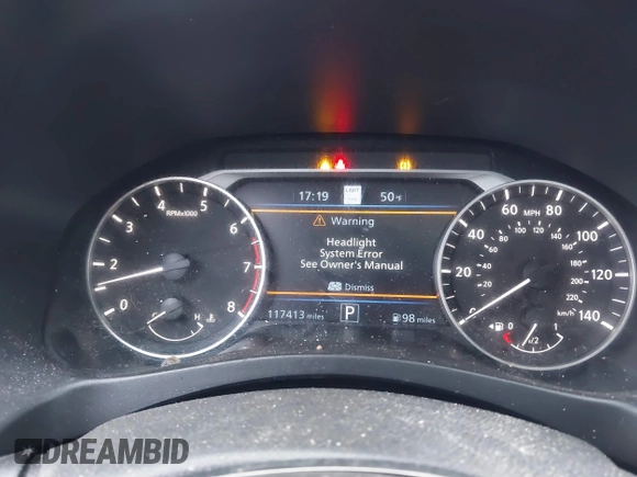 2020 Nissan Altima 2.5 SL with VIN 1N4BL4EVXLC164117, listed as a IAAI auction lot 41472170 with 117,413 mi miles. Bid and sale history available at carsss.com. Image 7.