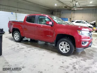 2019 Chevrolet Colorado 4WD LT with VIN 1GCGTCEN6K1123133, listed as a Copart auction lot 80714774 with 43,019 mi miles and Salvage Title. Bid and sale history available at carsss.com. Image 4.