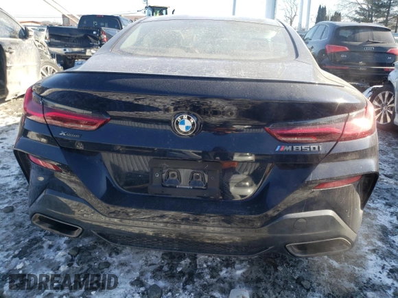 2020 BMW 8 Series M850i xDrive z VIN WBABC4C04LCE75995, wystawiony jako Copart lot #41862035 z przebiegiem 31 550 mil mil oraz Szkoda całkowita • Salvage title. Historia ofert i sprzedaży dostępna na DreamBid. Obrazek 6.