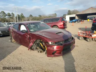 2022 Dodge Charger Scat Pack Widebody with VIN 2C3CDXGJ6NH209467, listed as a Copart auction lot 44314835 with 0 mi miles and Salvage Title. Bid and sale history available at carsss.com. Image 4.