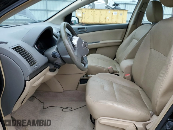 2007 Nissan Sentra 2.0 with VIN 3N1AB61E47L615548, listed as a Copart auction lot 50928135 with 122,186 mi miles and Salvage Title. Bid and sale history available at DreamBid. Image 7.