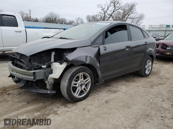 2017 Ford Fiesta SE with VIN 3FADP4BJ7HM169893, listed as a Copart auction lot 44365755 with 68,942 mi miles and Salvage Title. Bid and sale history available at DreamBid. Image 1.