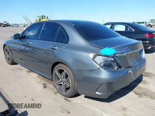 2018 Mercedes-Benz C 43 AMG with VIN 55SWF6EBXJU265001, listed as a IAAI auction lot 42184097 with 50,800 mi miles and . Bid and sale history available at DreamBid. Image 3.