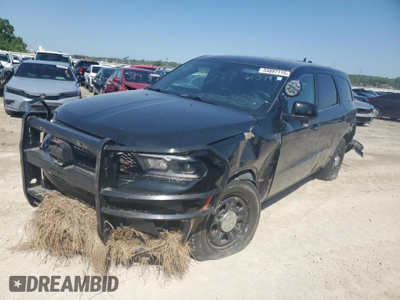2023 Dodge Durango Pursuit с VIN 1C4SDJFT7PC603797, выставлен на аукционе Copart как лот 54897115 с пробегом 45 081 миль миль и Списание • Salvage title. История ставок и продаж доступна на DreamBid. Изображение 1.