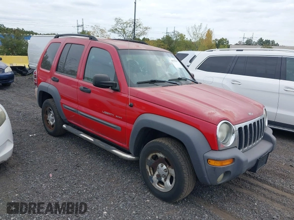 2003 Jeep Liberty Sport with VIN 1J4GL48K23W660989, listed as a IAAI auction lot 40370765 with 166,297 mi miles. Bid and sale history available at carsss.com. Image 1.