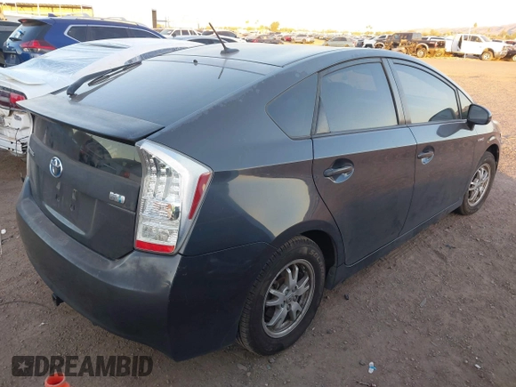 2010 Toyota Prius II with VIN JTDKN3DU0A0020677, listed as a IAAI auction lot 41871896 with 234,758 mi miles and . Bid and sale history available at carsss.com. Image 4.