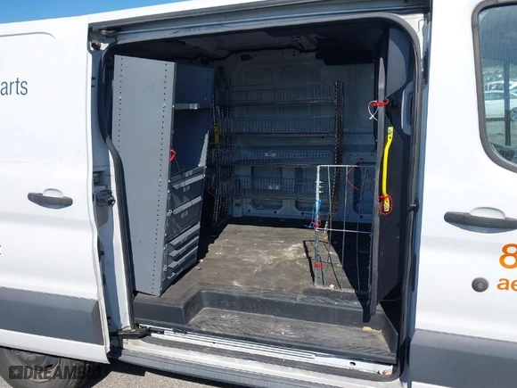 2016 Ford Transit Cargo Van with VIN 1FTYE1YM5GKB08596, listed as a IAAI auction lot 41459496 with 162,128 mi miles. Bid and sale history available at carsss.com. Image 8.