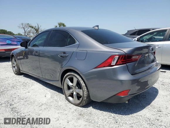 2015 Lexus IS 350 with VIN JTHBE1D22F5018828, listed as a Copart auction lot 57232955 with 139,766 mi miles and Salvage title. Bid and sale history available at DreamBid. Image 2.