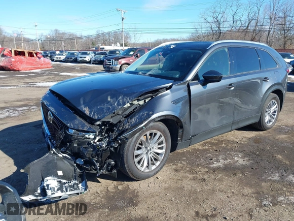 2024 Mazda CX-90 Preferred with VIN JM3KKBHDXR1146779, listed as a IAAI auction lot 41628645 with 14,744 mi miles and . Bid and sale history available at DreamBid. Image 20.