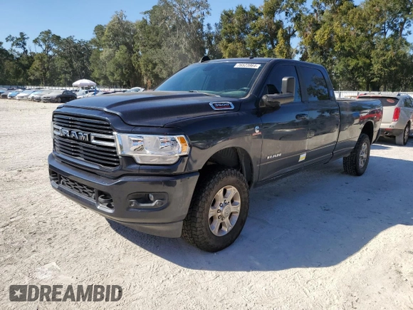 2019 Ram 3500 Big Horn with VIN 3C63R3HL1KG516442, listed as a Copart auction lot 76523964 with 114,789 mi miles and Salvage Title. Bid and sale history available at carsss.com. Image 1.