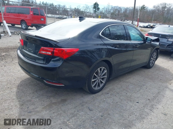 2020 Acura TLX with VIN 19UUB1F34LA012378, listed as a IAAI auction lot 41737171 with 101,420 mi miles and . Bid and sale history available at carsss.com. Image 4.