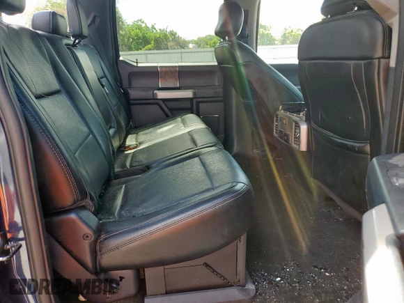2017 Ford F-250 Lariat with VIN 1FT7W2BT1HEE01023, listed as a Copart auction lot 60861445 with 252,277 mi miles and Salvage title. Bid and sale history available at DreamBid. Image 10.