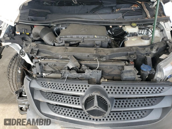 2017 Mercedes-Benz Metris Cargo with VIN WD3PG2EA7H3227939, listed as a Copart auction lot 59745955 with 63,255 mi miles and Salvage title. Bid and sale history available at DreamBid. Image 11.