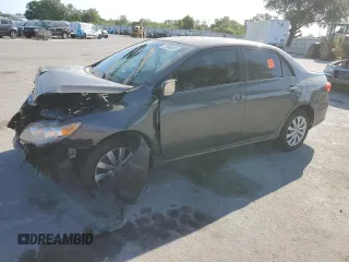 2013 Toyota Corolla L with VIN 5YFBU4EE3DP198691, listed as a Copart auction lot 51682455 with 121,637 mi miles and Salvage Title. Bid and sale history available at carsss.com. Image 1.