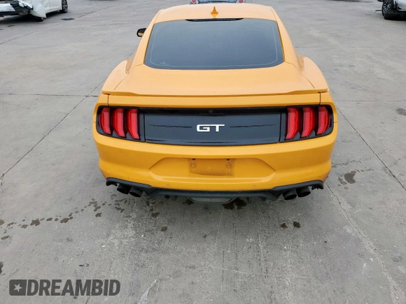 2022 Ford Mustang GT with VIN 1FA6P8CF7N5106241, listed as a Copart auction lot 51381095 with 60,264 mi miles and Salvage title. Bid and sale history available at DreamBid. Image 6.