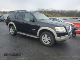 2008 Ford Explorer Eddie Bauer with VIN 1FMEU74818UA92772, listed as a Copart auction lot 52293835 with 386,864 mi miles and Salvage Title. Bid and sale history available at carsss.com. Image 4.