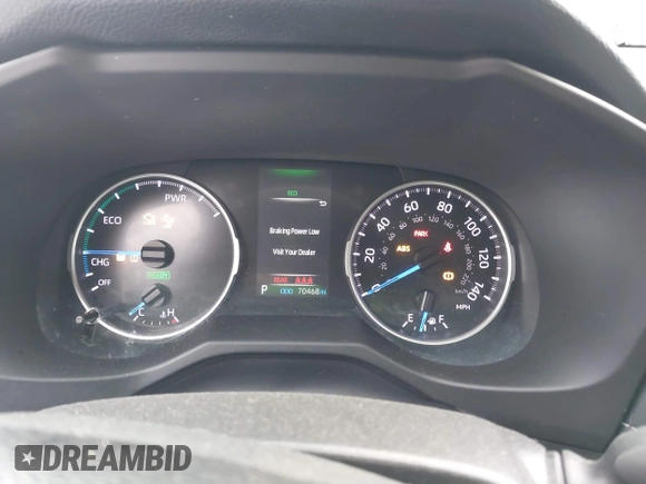 2021 Toyota RAV4 Hybrid LE with VIN 4T3LWRFV1MU025476, listed as a IAAI auction lot 41359200 with 70,468 mi miles and . Bid and sale history available at DreamBid. Image 7.