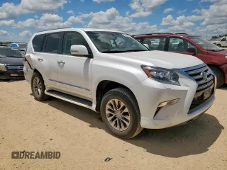 2019 Lexus GX 460 Luxury with VIN JTJJM7FX5K5225443, listed as a Copart auction lot 62064185 with 47,943 mi miles and Salvage title. Bid and sale history available at DreamBid. Image 4.