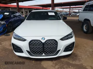 2021 BMW 4 Series M440i xDrive with VIN WBA13AR09MCF74685, listed as a IAAI auction lot 41881537 with 43,400 mi miles and . Bid and sale history available at DreamBid. Image 12.