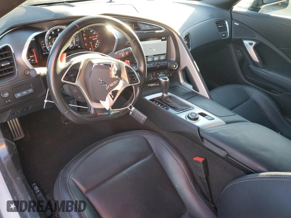 2018 Chevrolet Corvette Z06 2LZ with VIN 1G1YS2D68J5601645, listed as a Copart auction lot 82143484 with 30,178 mi miles and Salvage Title. Bid and sale history available at carsss.com. Image 8.
