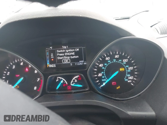 2015 Ford Escape Titanium with VIN 1FMCU9J94FUB49236, listed as a IAAI auction lot 42117378 with 112,267 mi miles. Bid and sale history available at carsss.com. Image 7.
