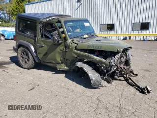 2023 Jeep Wrangler Willys z VIN 1C4HJXAG6PW546281, wystawiony jako Copart lot #74006354 z przebiegiem 21 417 mil mil oraz Szkoda całkowita • Salvage title. Historia ofert i sprzedaży dostępna na DreamBid. Obrazek 4.