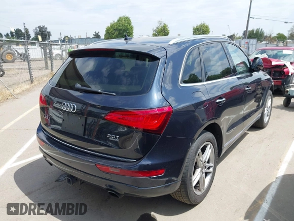 2015 Audi Q5 Premium Plus with VIN WA1LFAFP1FA101082, listed as a IAAI auction lot 42043187 with 116,019 mi miles and . Bid and sale history available at DreamBid. Image 4.
