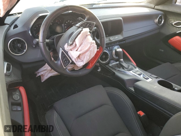 2023 Chevrolet Camaro LT1 with VIN 1G1FF1R71P0154556, listed as a Copart auction lot 85940974 with 19,069 mi miles and Salvage Title. Bid and sale history available at DreamBid. Image 8.