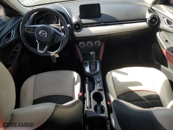 2018 Mazda CX-3 Grand Touring with VIN JM1DKFD77J0310587, listed as a Copart auction lot 49443755 with 70,897 mi miles and Salvage Title. Bid and sale history available at carsss.com. Image 8.