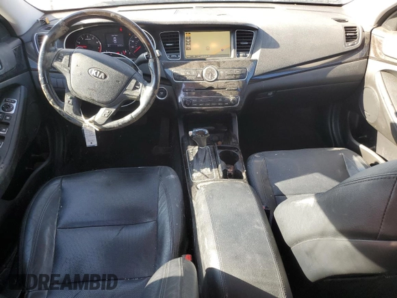 2016 Kia Cadenza Premium with VIN KNALN4D71G5218729, listed as a Copart auction lot 83393954 with 34,343 mi miles and Salvage Title. Bid and sale history available at carsss.com. Image 8.