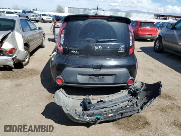 2016 Kia Soul with VIN KNDJN2A2XG7388082, listed as a Copart auction lot 47022414 with 60,394 mi miles and Salvage Title. Bid and sale history available at carsss.com. Image 6.
