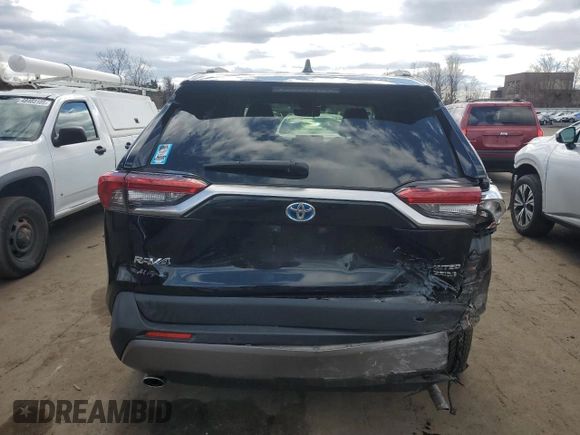 2020 Toyota RAV4 Hybrid Limited with VIN JTMD6RFV5LD006915, listed as a Copart auction lot 48179415 with 64,999 mi miles and Salvage Title. Bid and sale history available at carsss.com. Image 6.