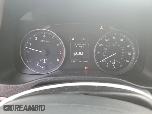 2018 Hyundai Elantra SEL with VIN 5NPD84LF7JH267044, listed as a Copart auction lot 46480515 with 127,849 mi miles and Salvage Title. Bid and sale history available at DreamBid. Image 9.