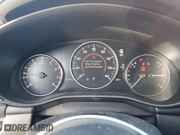 2021 Mazda 3 2.5 Turbo with VIN JM1BPBAY3M1313001, listed as a Copart auction lot 84344604 with 35,734 mi miles and Salvage Title. Bid and sale history available at DreamBid. Image 9.