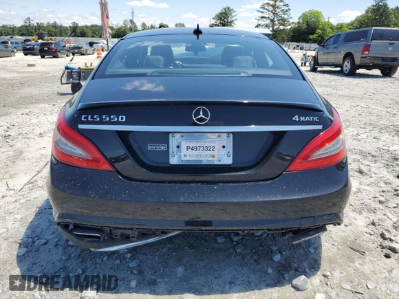2014 Mercedes-Benz CLS-Class CLS 550 with VIN WDDLJ9BB8EA106670, listed as a Copart auction lot 55510784 with 118,231 mi miles and Salvage Title. Bid and sale history available at carsss.com. Image 6.
