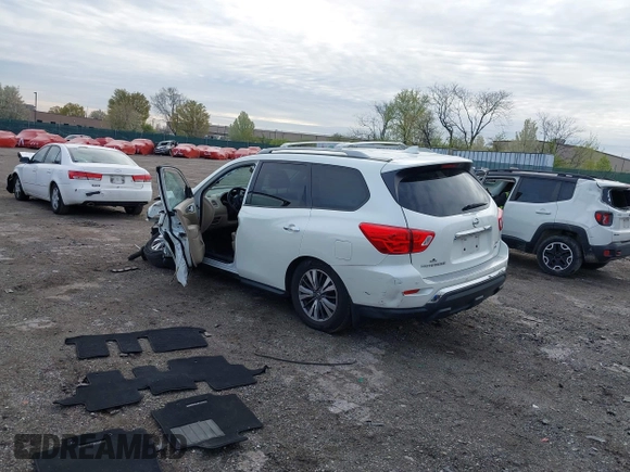 2020 Nissan Pathfinder SL with VIN 5N1DR2CMXLC623741, listed as a IAAI auction lot 42005765 with 53,732 mi miles and . Bid and sale history available at DreamBid. Image 3.