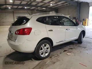 2015 Nissan Rogue S with VIN JN8AS5MVXFW770122, listed as a Copart auction lot 55452345 with 61,310 mi miles and Salvage Title. Bid and sale history available at DreamBid. Image 3.