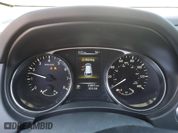 2016 Nissan Rogue SL with VIN 5N1AT2MV3GC890348, listed as a Copart auction lot 50826125 with 53,867 mi miles and Salvage Title. Bid and sale history available at DreamBid. Image 9.