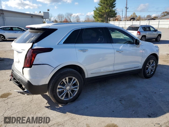 2023 Cadillac XT5 AWD Premium Luxury with VIN 1GYKNDR44PZ196239, listed as a Copart auction lot 79122674 with 20,226 mi miles and Salvage Title. Bid and sale history available at DreamBid. Image 3.