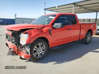2021 Ford F-150 XL with VIN 1FTEX1CP8MKD04669, listed as a Copart auction lot 49723175 with 81,463 mi miles and Salvage title. Bid and sale history available at DreamBid. Image 1.