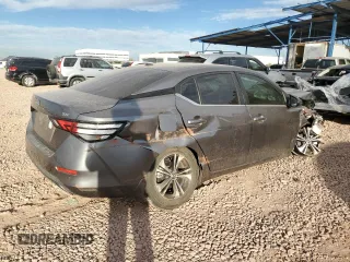 2023 Nissan Sentra SV with VIN 3N1AB8CV4PY323717, listed as a Copart auction lot 43829585 with 21,643 mi miles and Salvage Title. Bid and sale history available at carsss.com. Image 3.