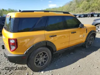 2022 Ford Bronco Sport Big Bend z VIN 3FMCR9B60NRD03775, wystawiony jako Copart lot #55208115 z przebiegiem Nie podano mil oraz Szkoda całkowita • Salvage title. Historia ofert i sprzedaży dostępna na DreamBid. Obrazek 3.