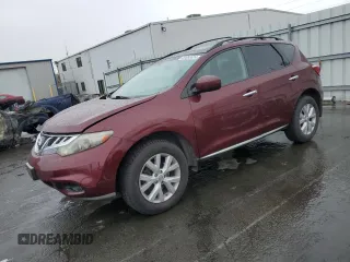 2011 Nissan Murano S with VIN JN8AZ1MU4BW066598, listed as a Copart auction lot 81093824 with 290,174 mi miles and Salvage Title. Bid and sale history available at carsss.com. Image 1.