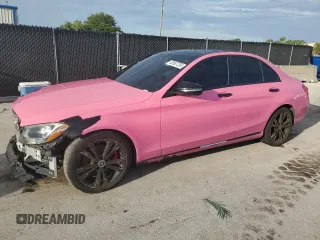 2018 Mercedes-Benz C 300 with VIN WDDWF4JB8JR311193, listed as a Copart auction lot 63587255 with 68,387 mi miles and Clean title. Bid and sale history available at DreamBid. Image 1.