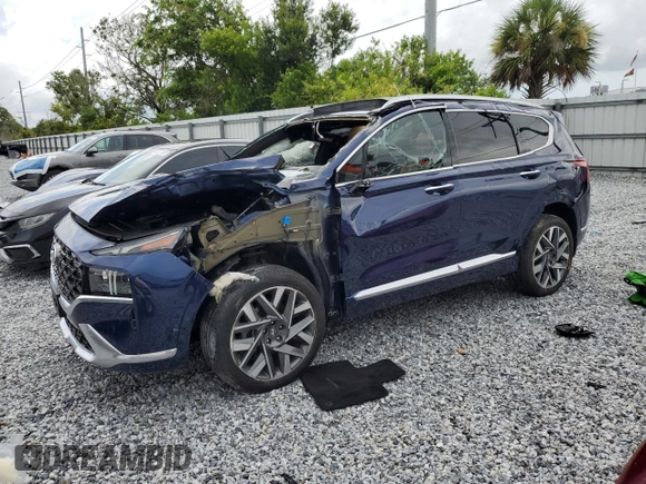 2021 Hyundai Santa Fe Calligraphy z VIN 5NMS5DAL1MH371927, wystawiony jako Copart lot #62935825 z przebiegiem 36 605 mil mil oraz Nie do naprawy • Non repairable. Historia ofert i sprzedaży dostępna na DreamBid. Obrazek 1.