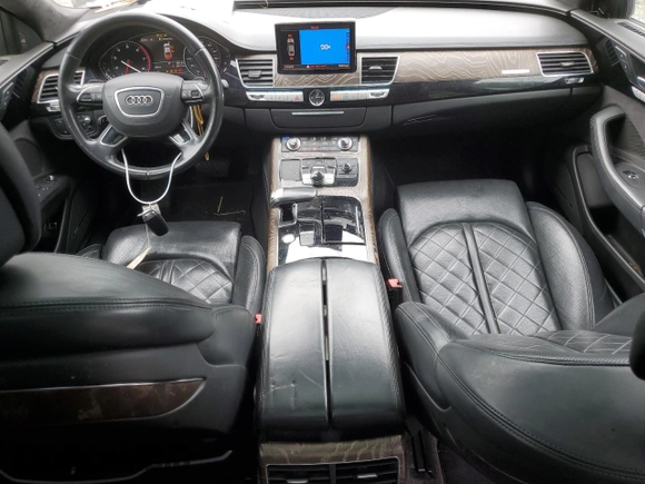 2016 Audi A8 L 4.0T Sport with VIN WAU43AFD0GN010739, listed as a Copart auction lot 63829554 with 201,213 mi miles and Salvage Title. Bid and sale history available at carsss.com. Image 8.