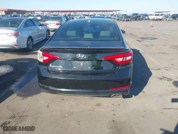 2016 Hyundai Sonata 2.4L SE with VIN 5NPE24AF6GH323234, listed as a IAAI auction lot 41369371 with 136,804 mi miles. Bid and sale history available at carsss.com. Image 16.