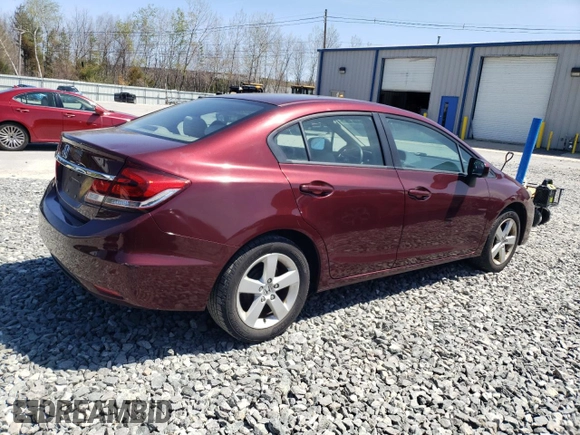 2014 Honda Civic Sedan LX with VIN 2HGFB2F56EH519464, listed as a Copart auction lot 54353265 with 0 mi miles and Clean Title. Bid and sale history available at carsss.com. Image 3.